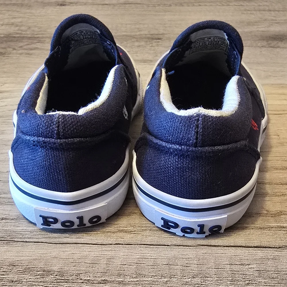 Polo by Ralph Lauren Keaton Allover Pony Slip On Sneakers - Picture 4 of 6